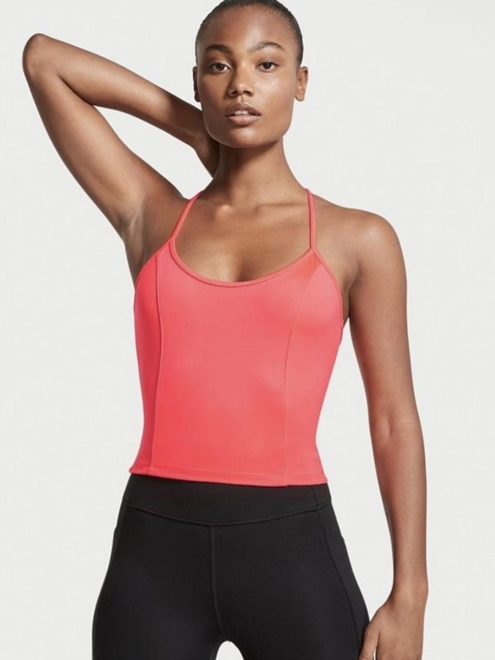 Victoria's Secret On Point Strappy Racerback Crop Tank